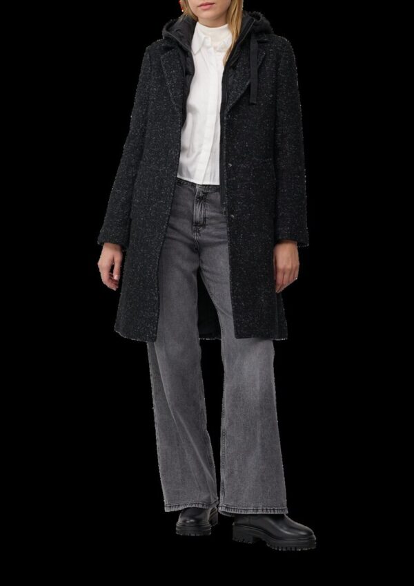 Wollmantel mit herausnehmbarem Einsatz