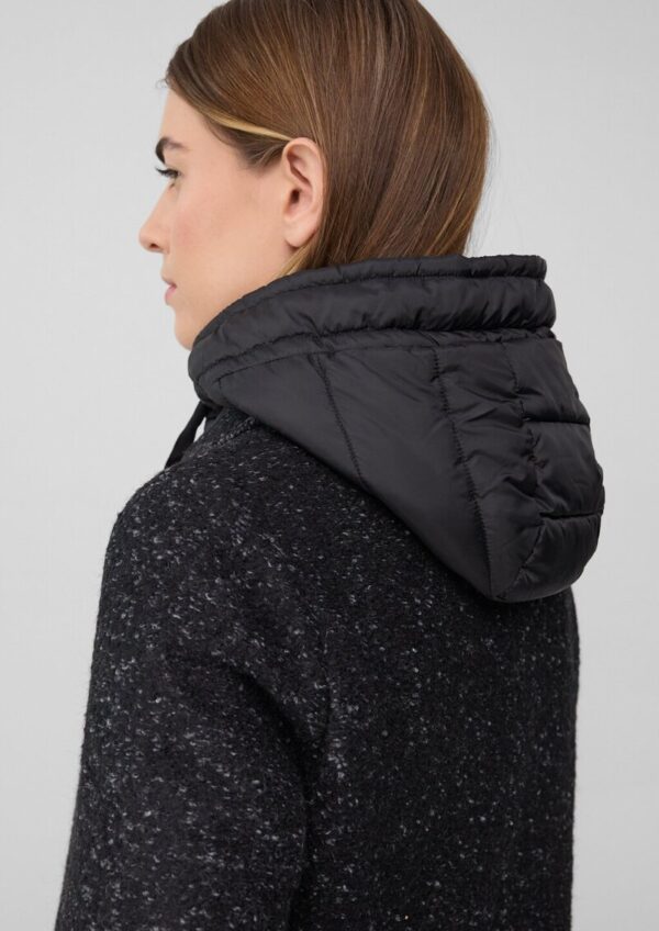 Wollmantel mit herausnehmbarem Einsatz