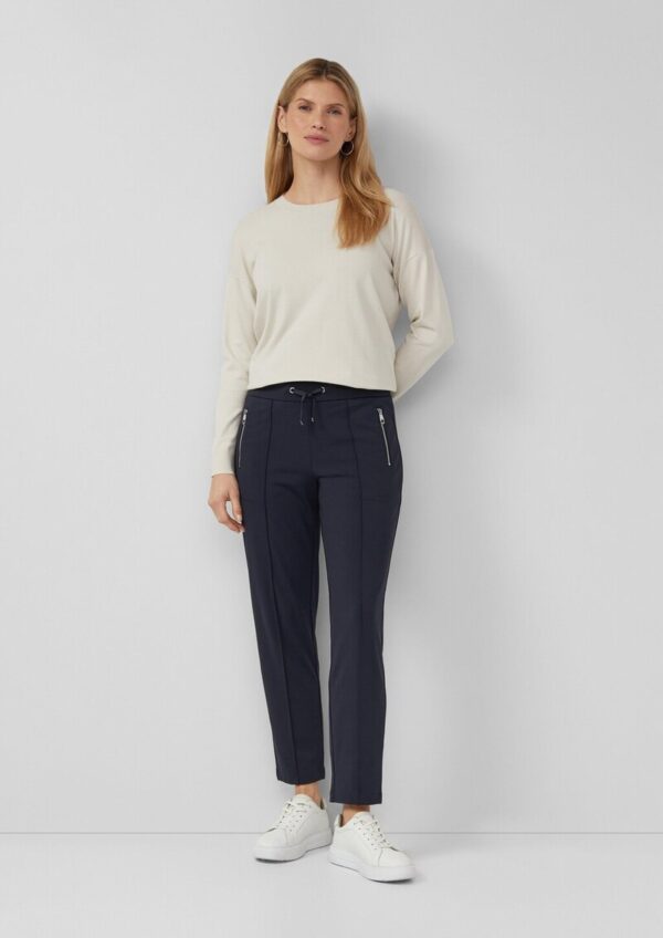 Jogpants aus fließendem Interlockjersey