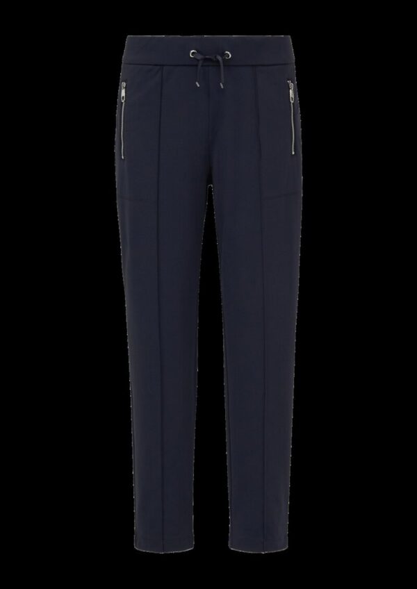 Jogpants aus fließendem Interlockjersey