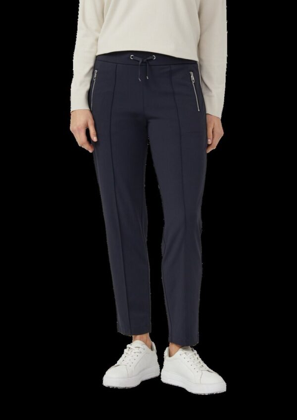 Jogpants aus fließendem Interlockjersey