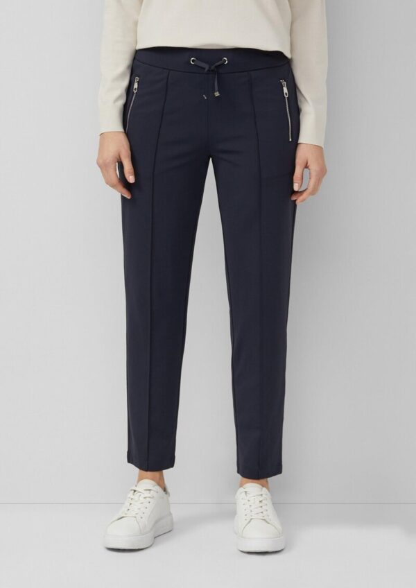 Jogpants aus fließendem Interlockjersey