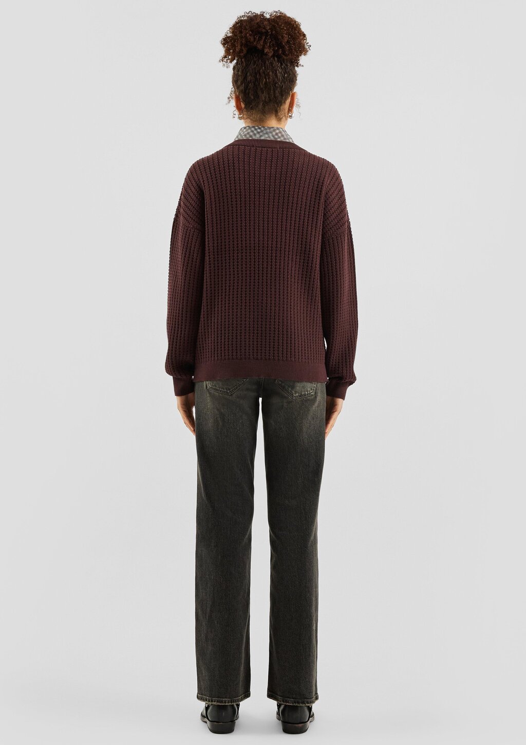 Strukturierter Pullover