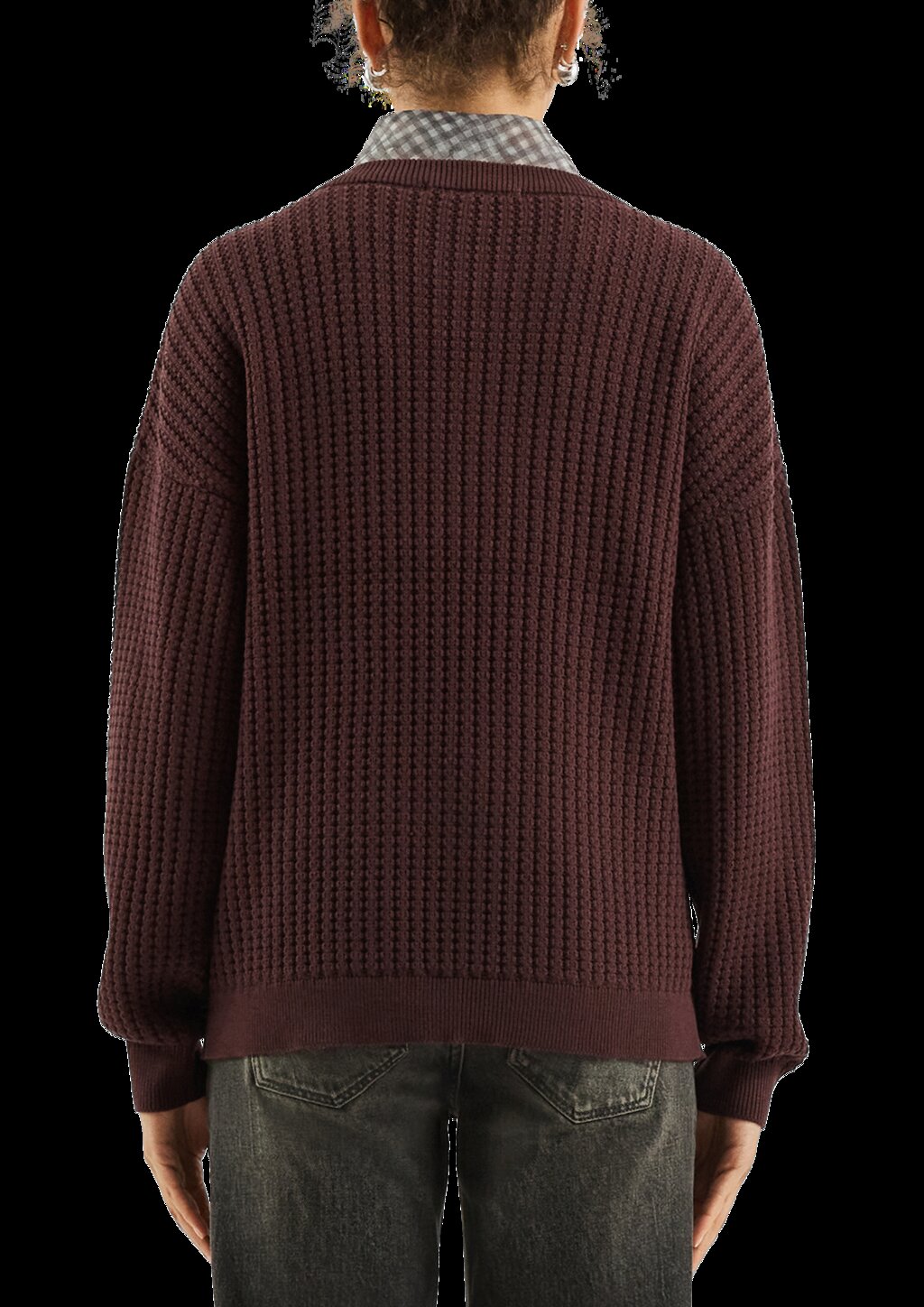 Strukturierter Pullover
