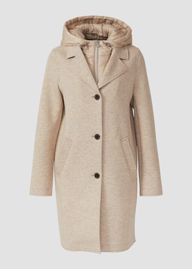 Scuba-Mantel mit herausnehmbarem Steppeinsatz