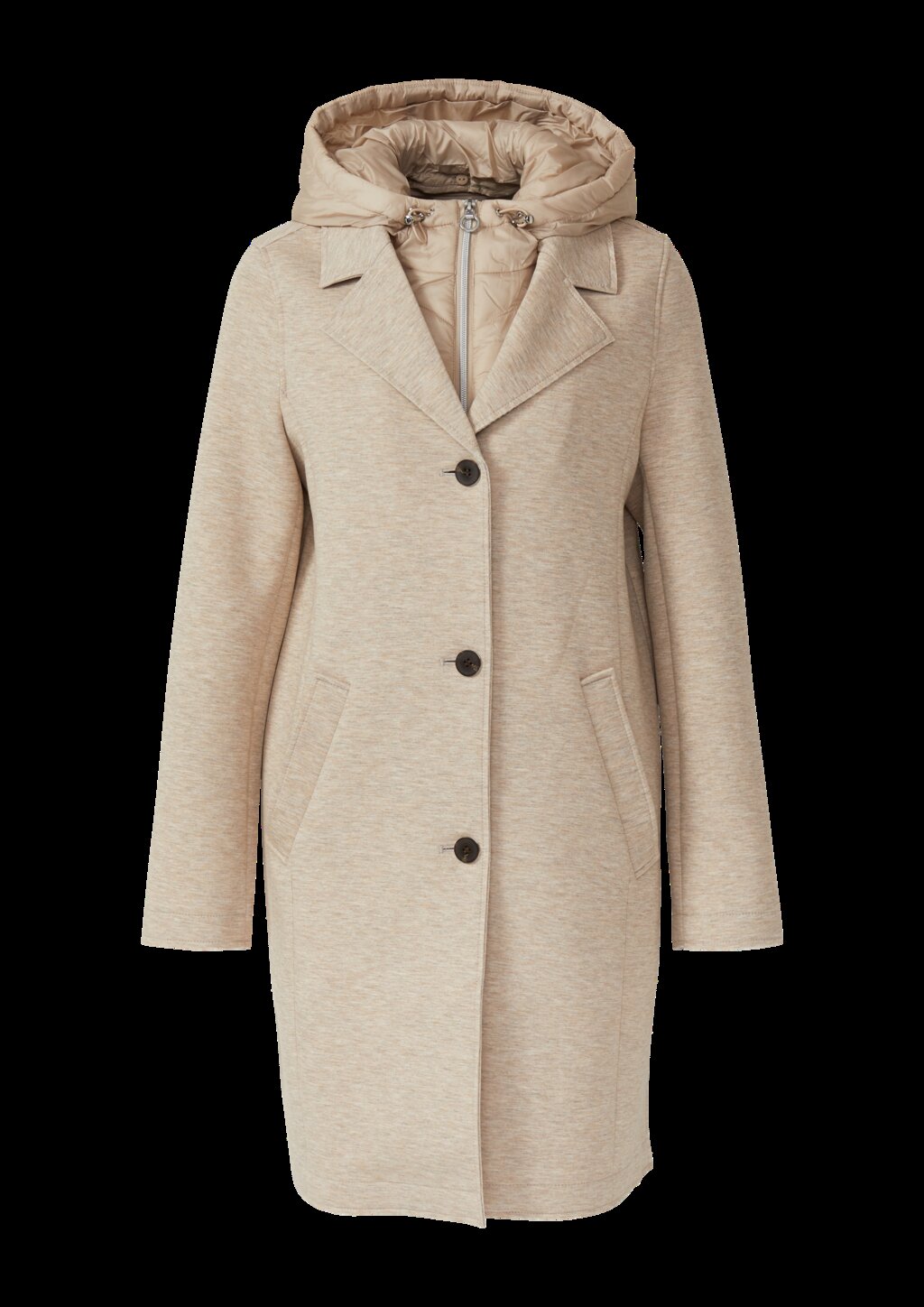 Scuba-Mantel mit herausnehmbarem Steppeinsatz