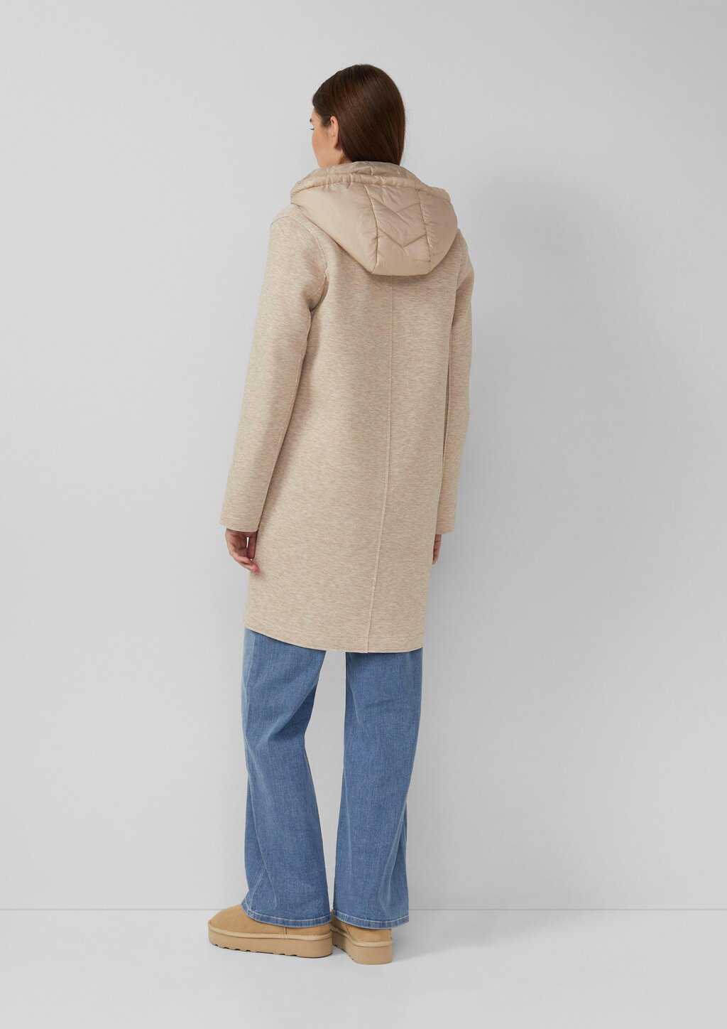 Scuba-Mantel mit herausnehmbarem Steppeinsatz