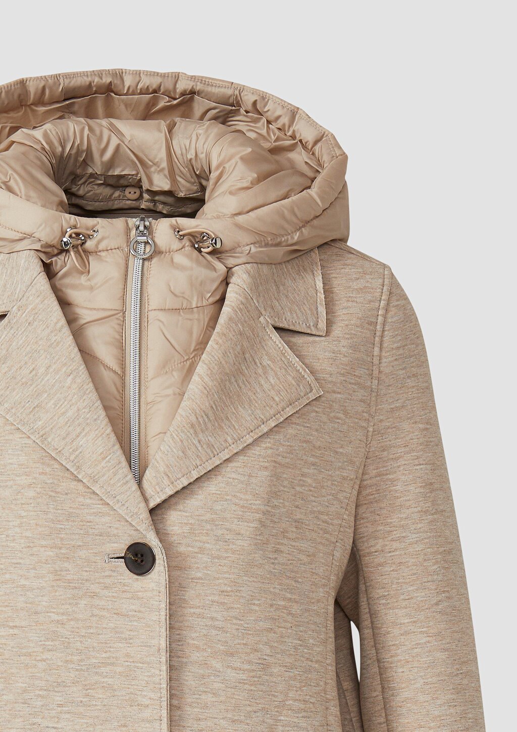 Scuba-Mantel mit herausnehmbarem Steppeinsatz