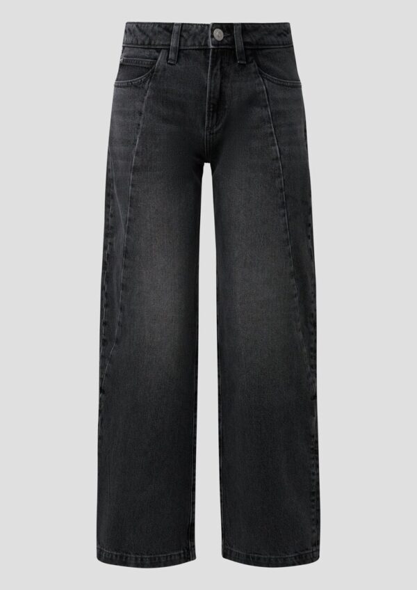 Jeans/Mid Rise/Barrel Leg