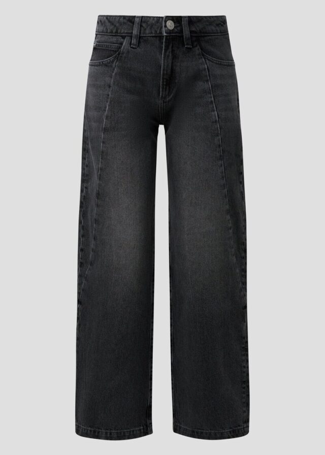 Jeans/Mid Rise/Barrel Leg