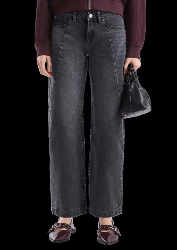 Jeans/Mid Rise/Barrel Leg