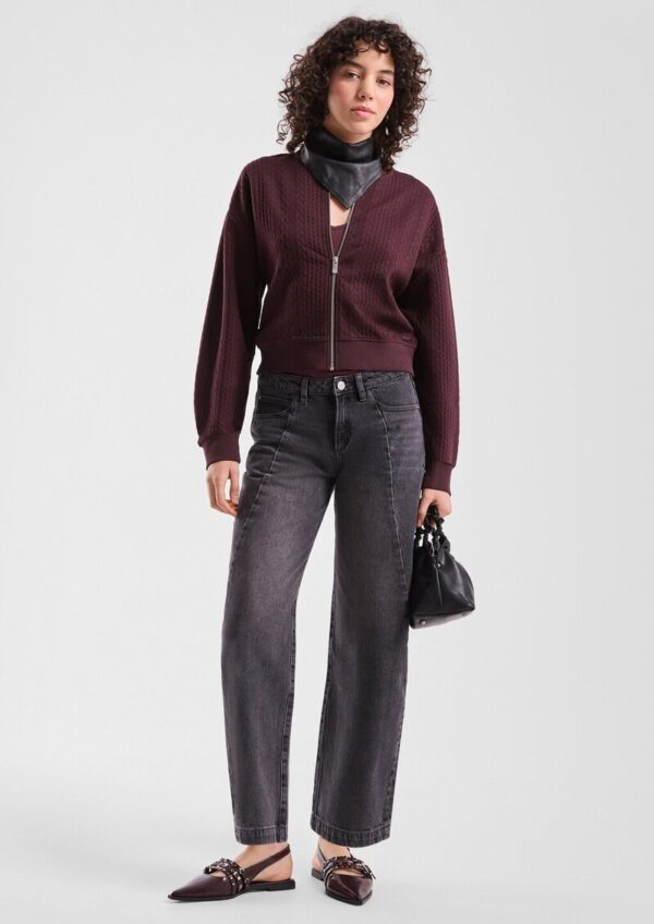 Jeans/Mid Rise/Barrel Leg