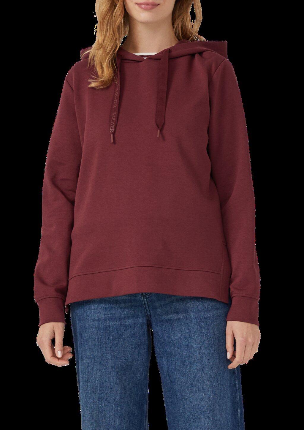 Sweatshirt im Relaxed Fit mit Seitenschlitz