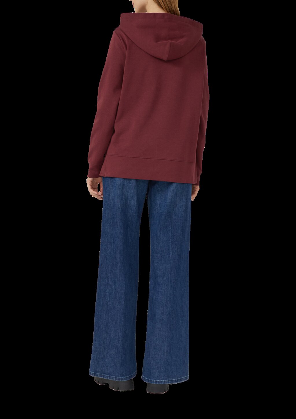 Sweatshirt im Relaxed Fit mit Seitenschlitz