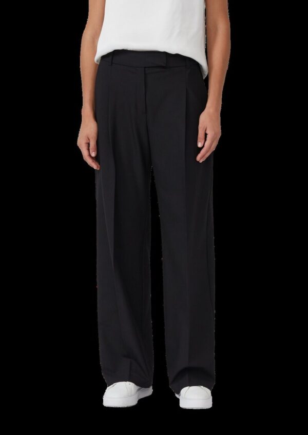 Wide Leg-Hose mit extra hohem Bund