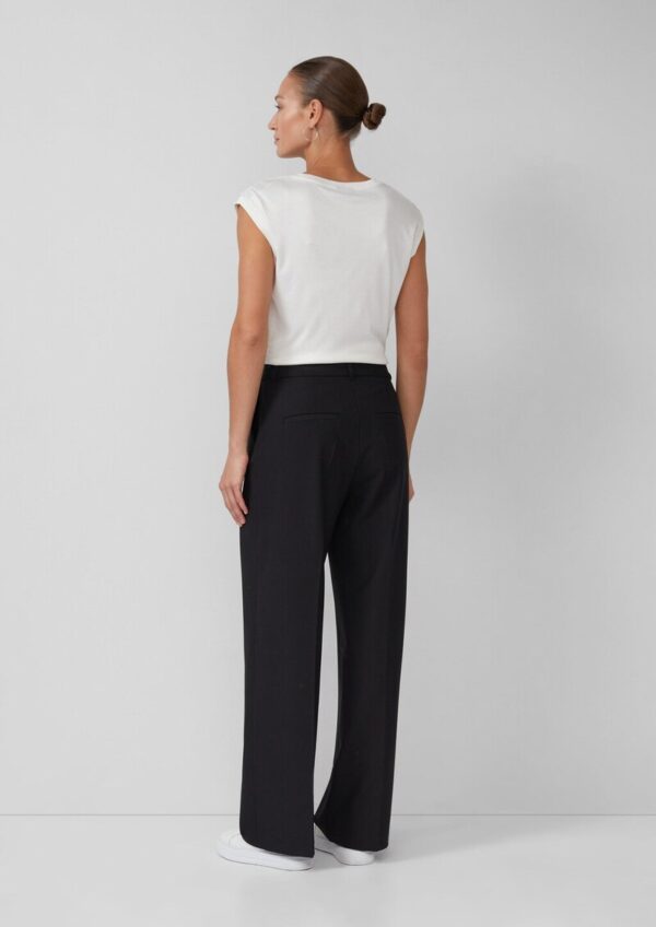 Wide Leg-Hose mit extra hohem Bund