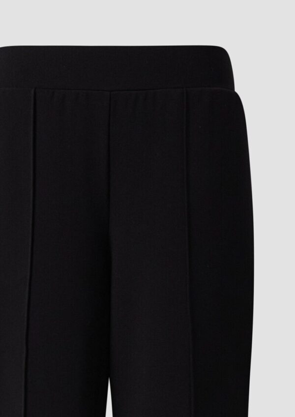 Wide-Leg-Hose mit Eingrifftaschen und Elastikbund