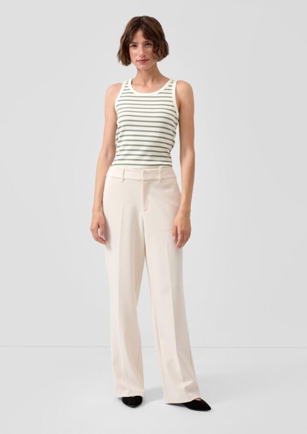 Geripptes Tanktop im Slim Fit