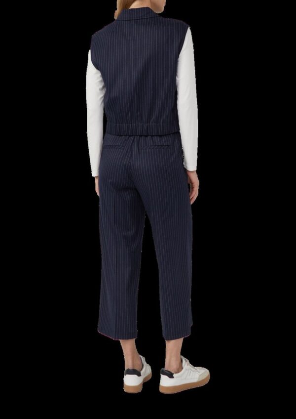 Verkürzte Weste im Relaxed Fit mit elastischem Saum