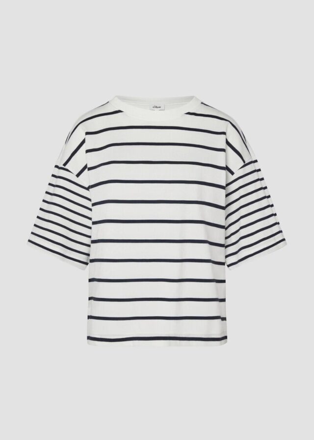 T-Shirt aus Baumwoll-Jersey im Relaxed Fit