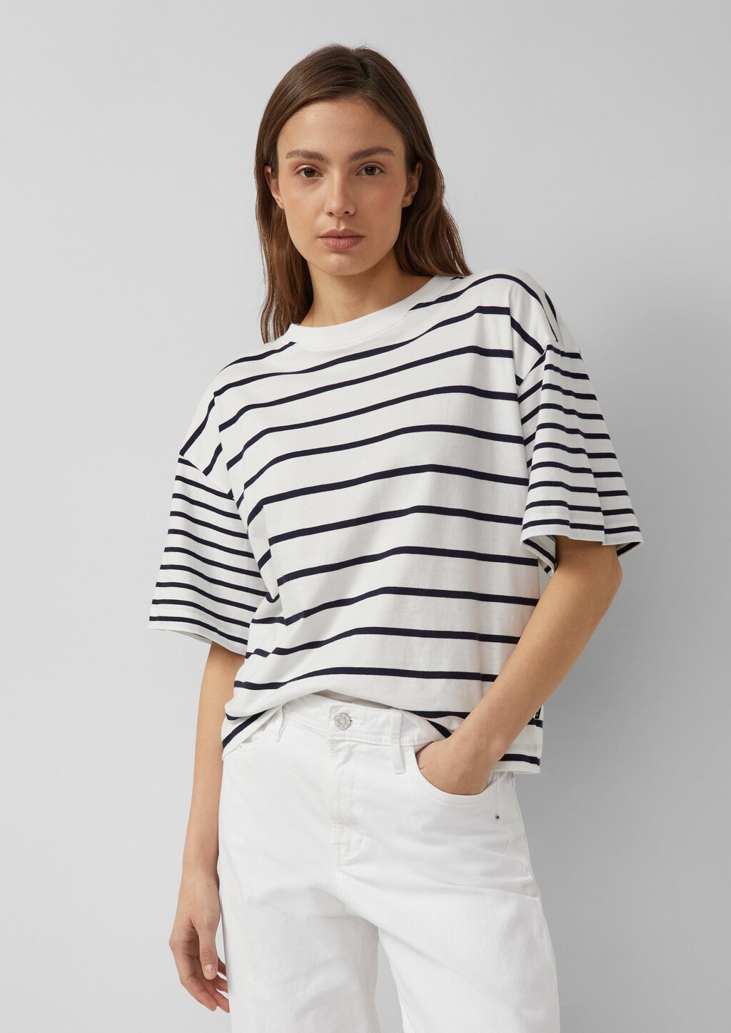 T-Shirt aus Baumwoll-Jersey im Relaxed Fit