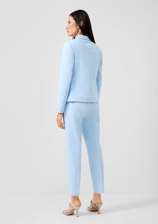 Slim-Fit-Hose aus Baumwollmix mit Elastikbund