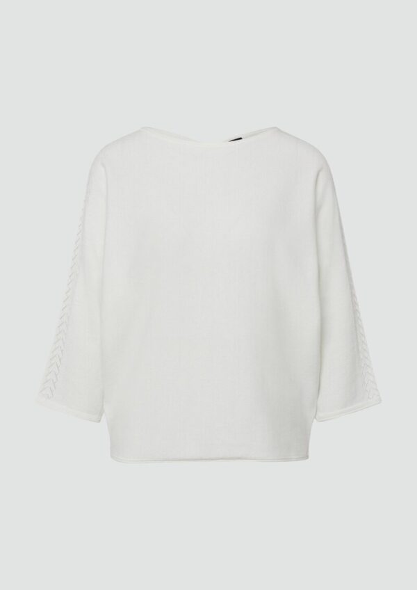 Feinstrickpullover im Relaxed Fit mit Ajourdetails