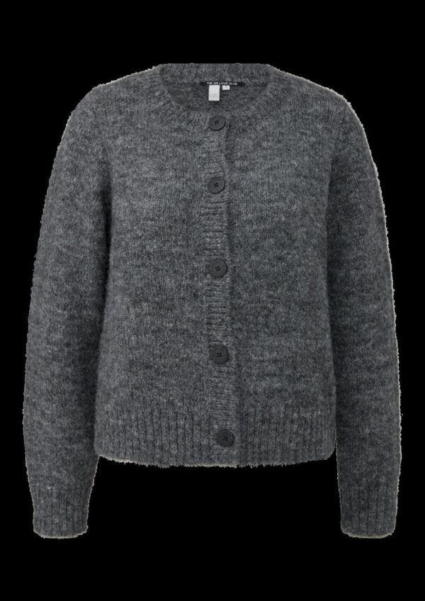 Flauschige Strickjacke