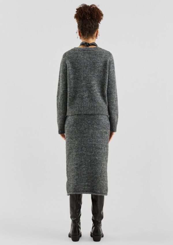 Flauschige Strickjacke