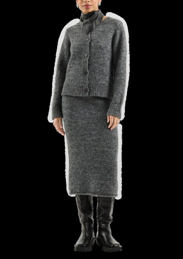 Flauschige Strickjacke