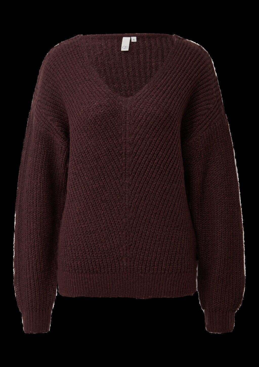 Strickpullover mit V-Auschnitt