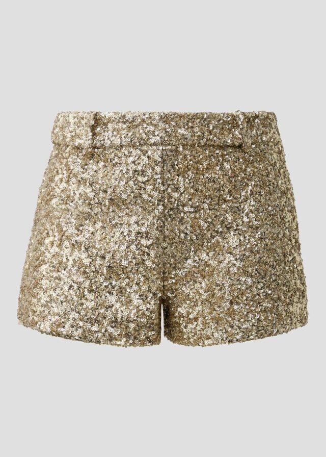 QS x Vanessa Mai | glitzernde Pailettenshorts