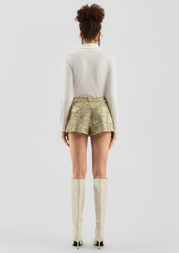 QS x Vanessa Mai | glitzernde Pailettenshorts