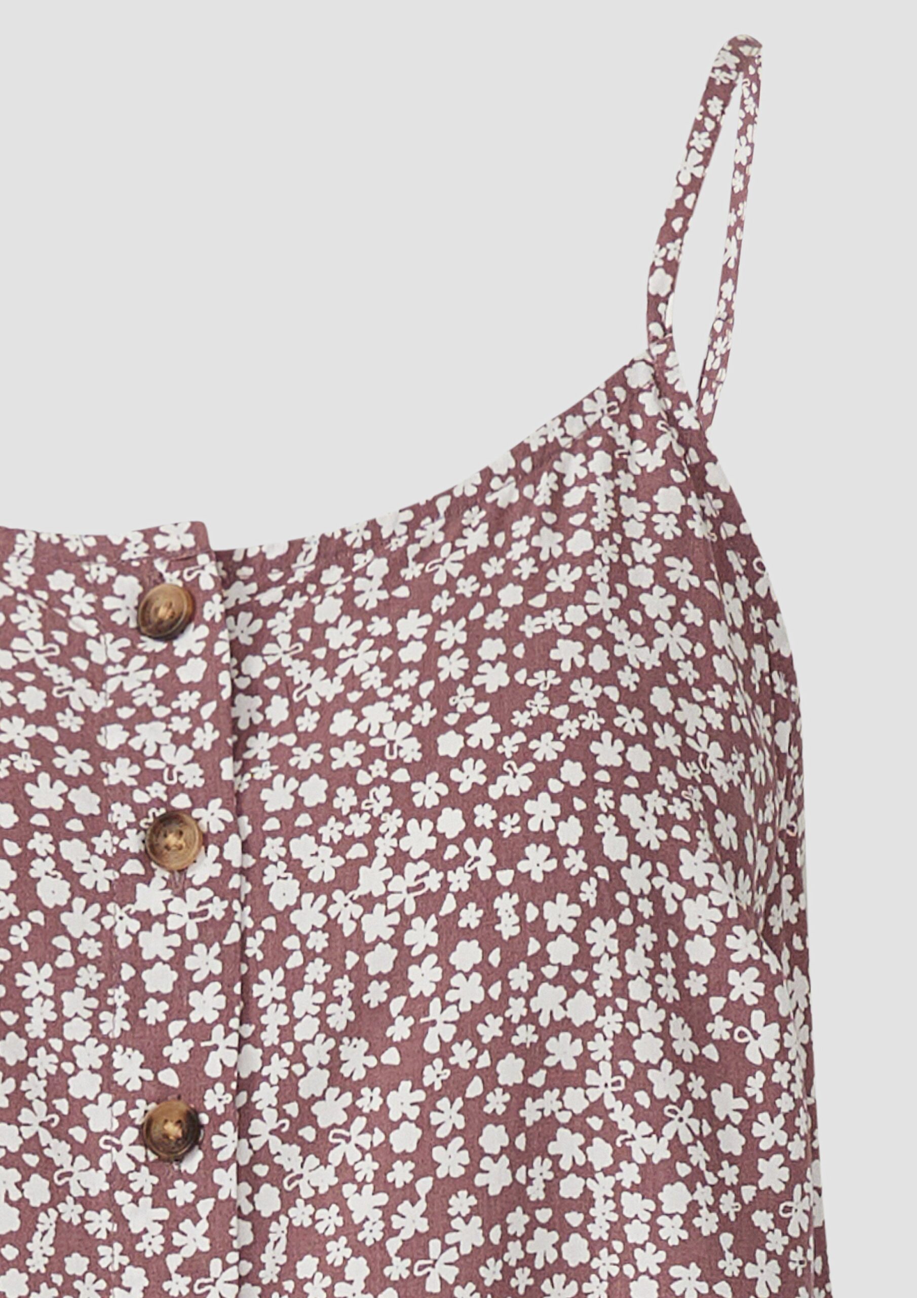 Viskosetop mit Knopfleiste