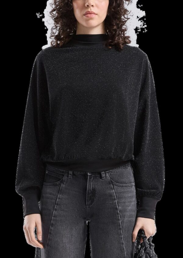 Glitzer-Sweatshirt