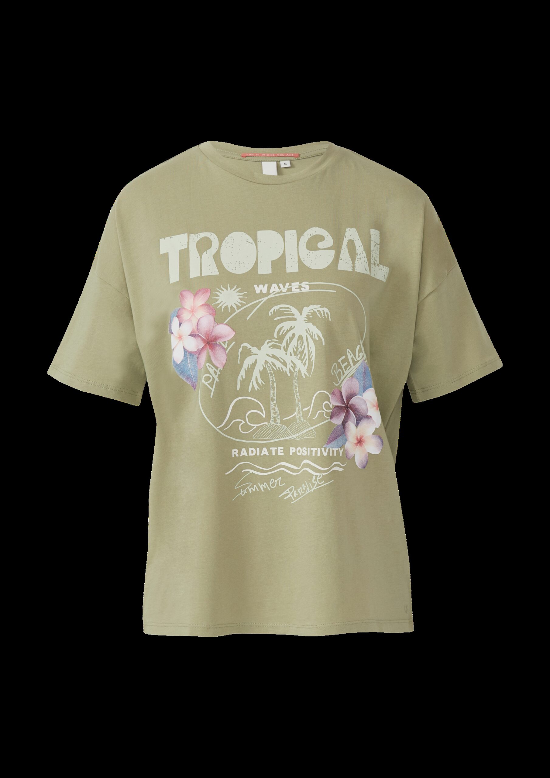 Lässiges T-Shirt mit Frontprint