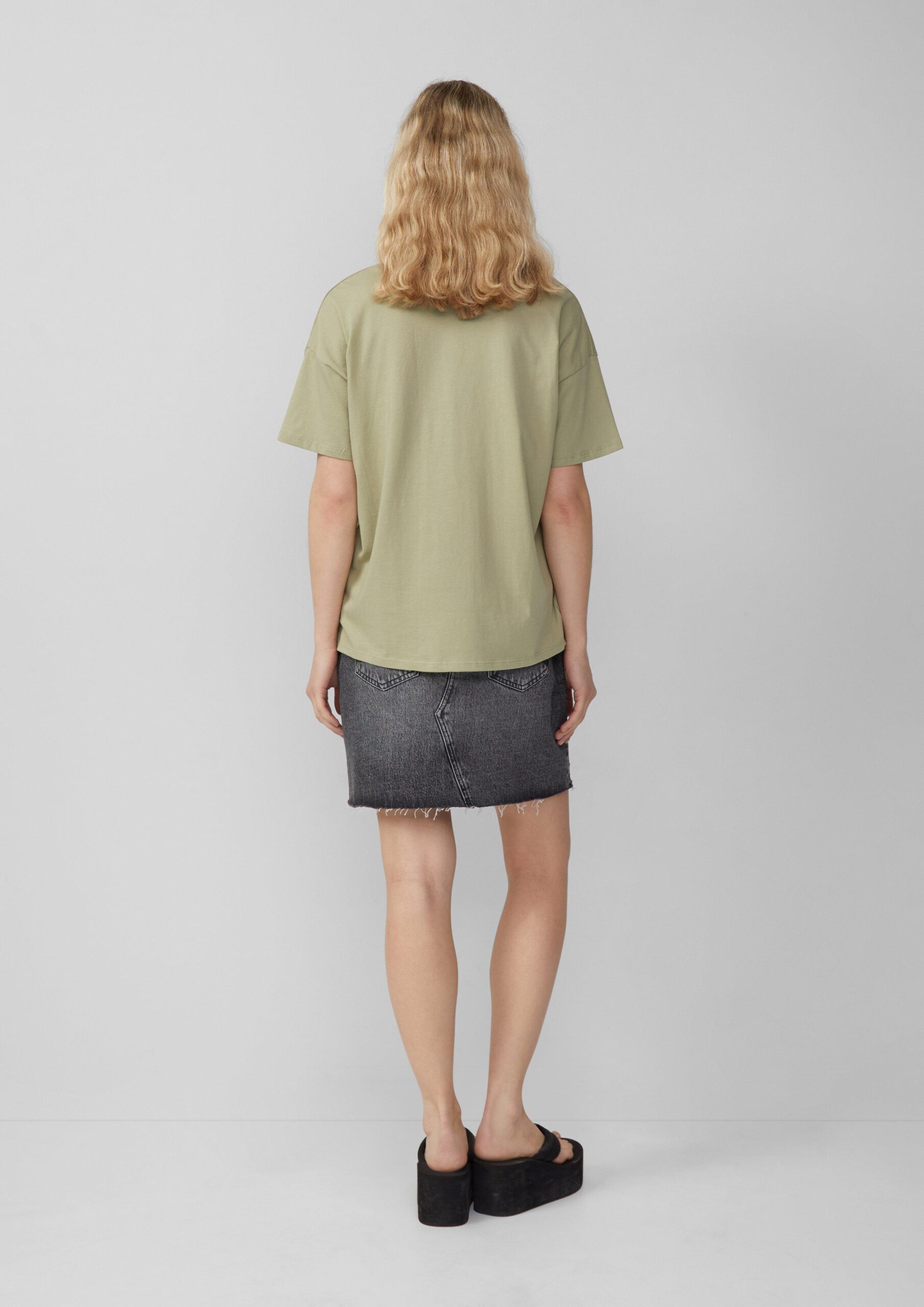 Lässiges T-Shirt mit Frontprint