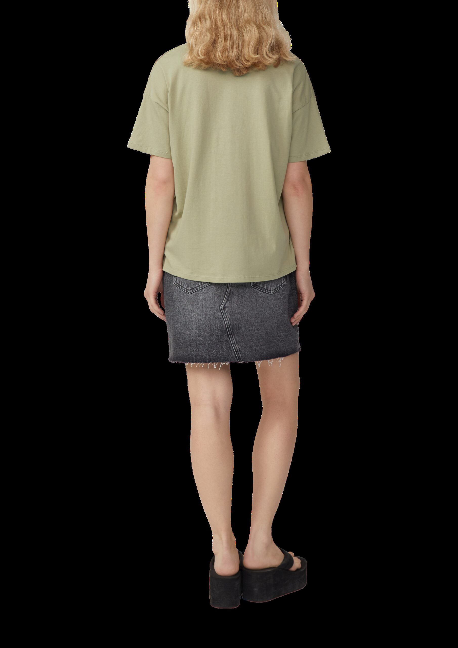 Lässiges T-Shirt mit Frontprint