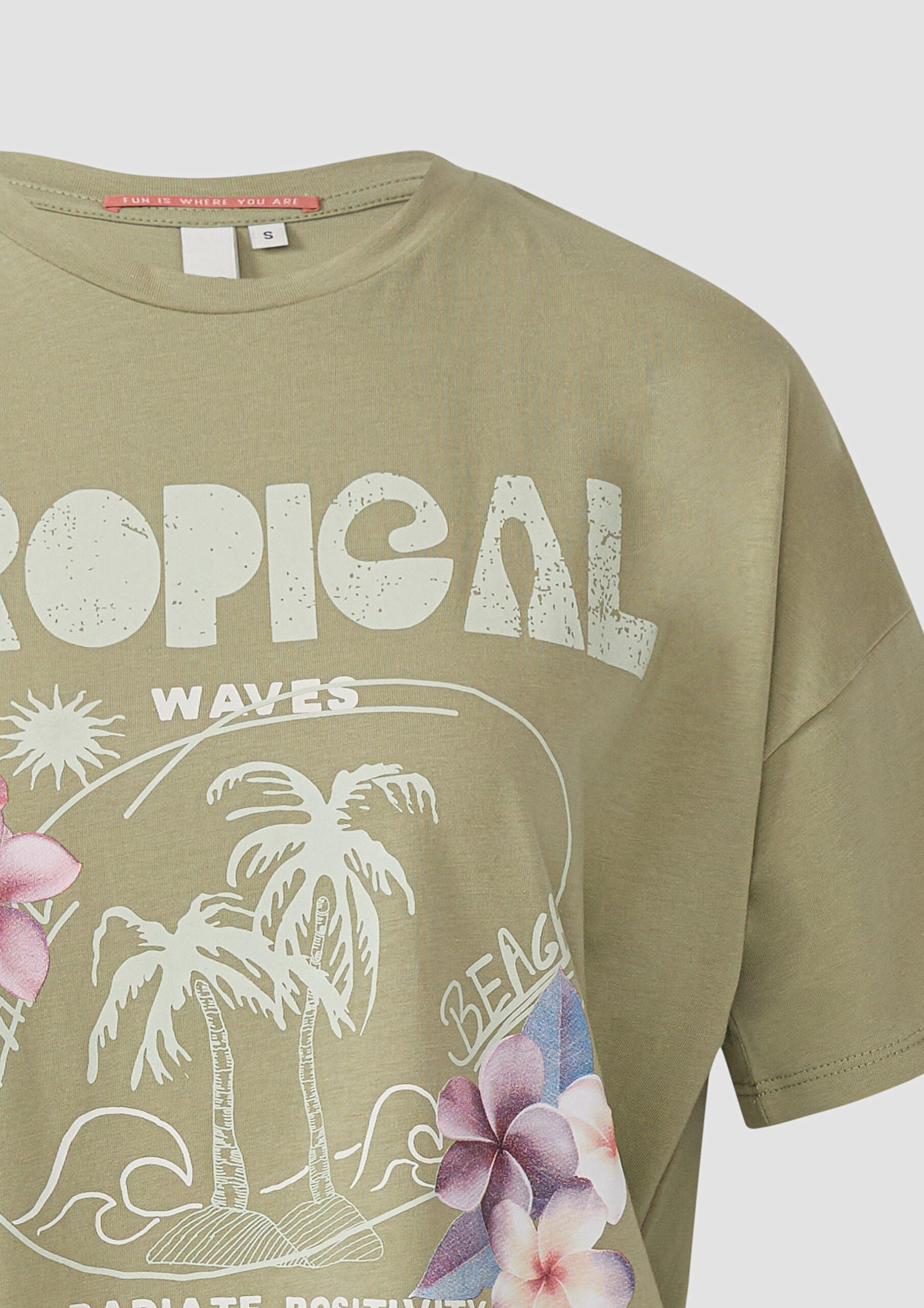 Lässiges T-Shirt mit Frontprint