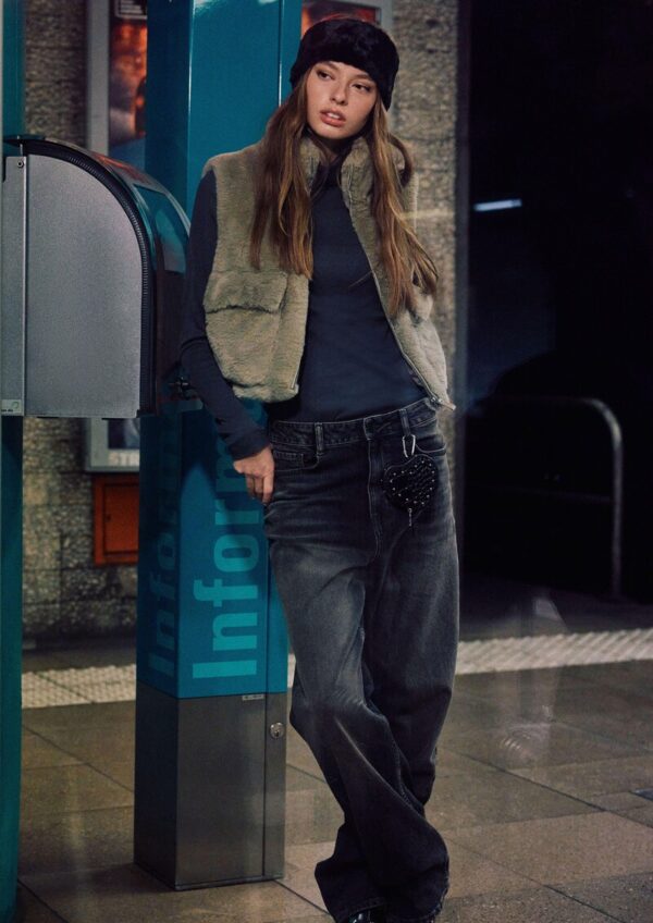 Jeans Catie/Mid Rise/Wide Leg