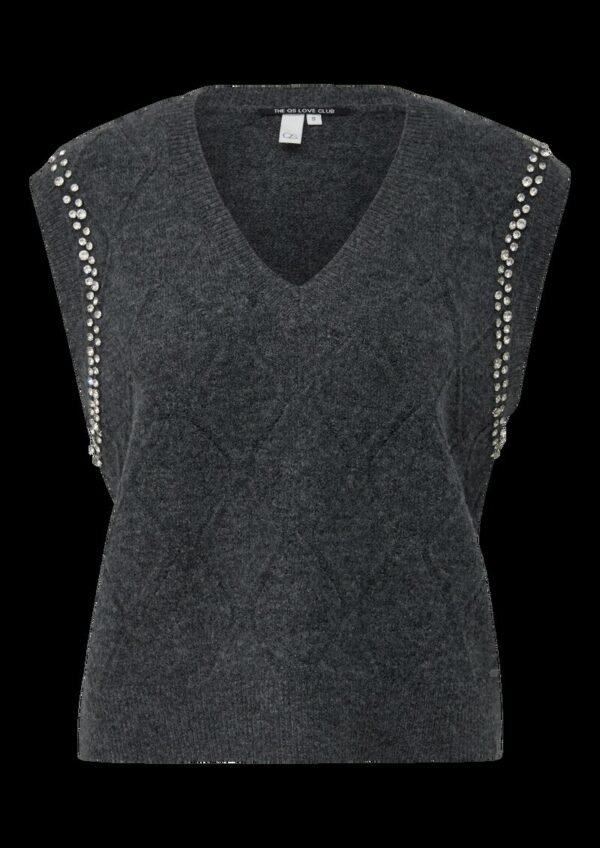 Pullunder mit Glitzersteinen