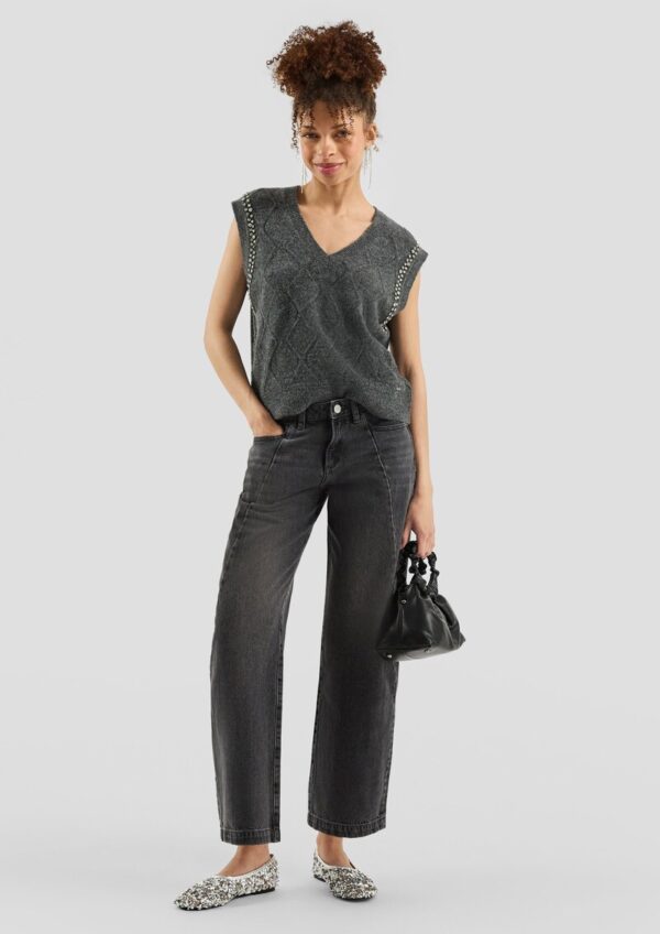 Pullunder mit Glitzersteinen