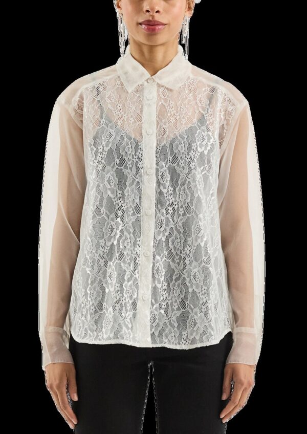 Transparente Bluse