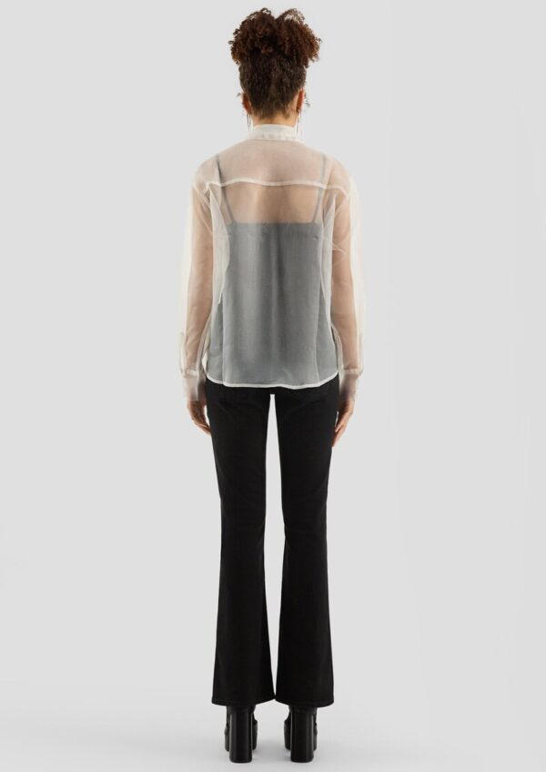 Transparente Bluse