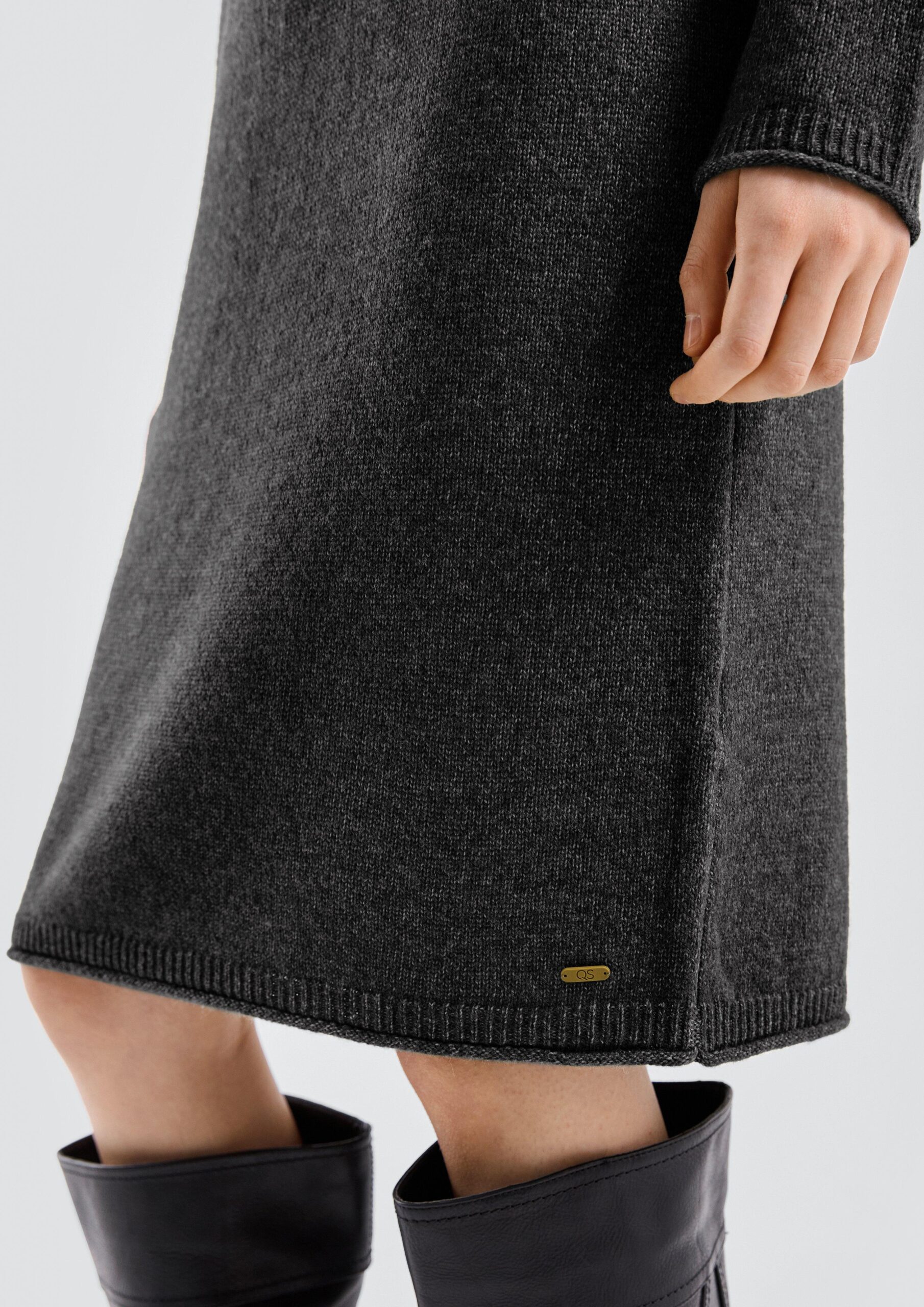 Meliertes Strickkleid