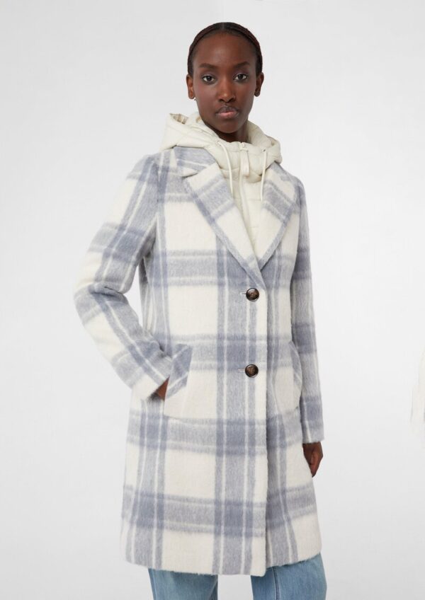 Wollmantel mit herausnehmbarem Steppeinsatz