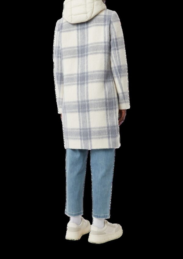 Wollmantel mit herausnehmbarem Steppeinsatz