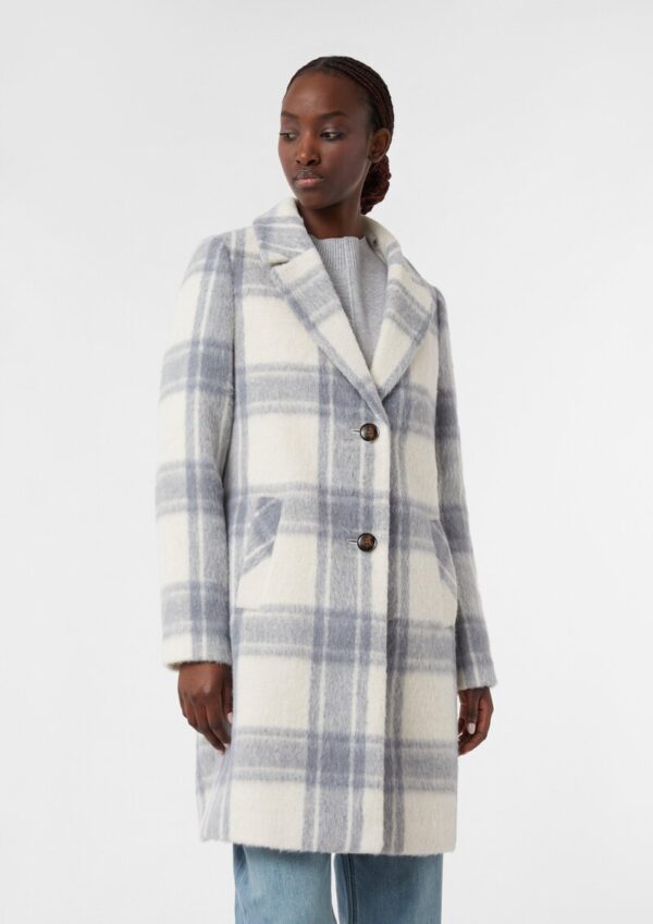 Wollmantel mit herausnehmbarem Steppeinsatz