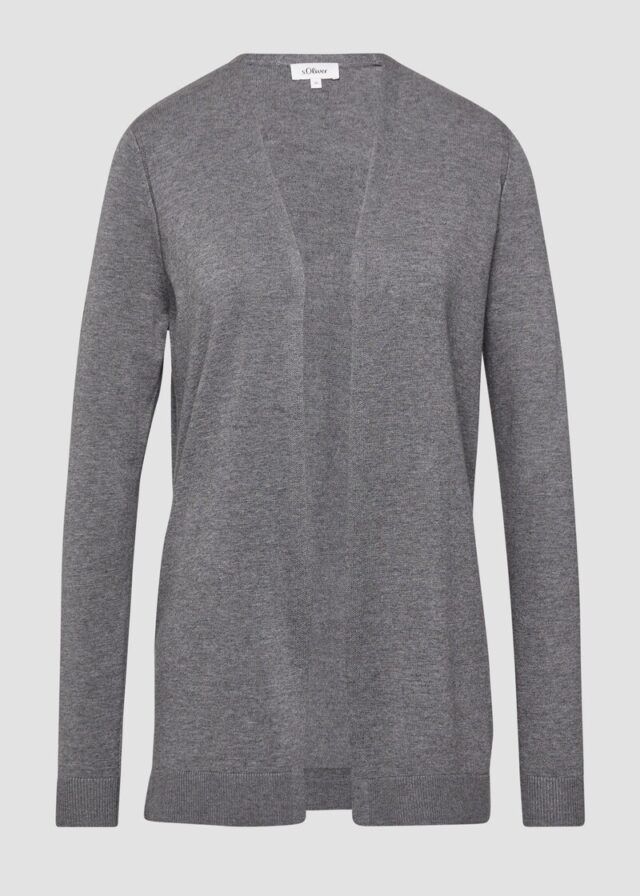 Cardigan aus Viskose-Baumwoll-Mix