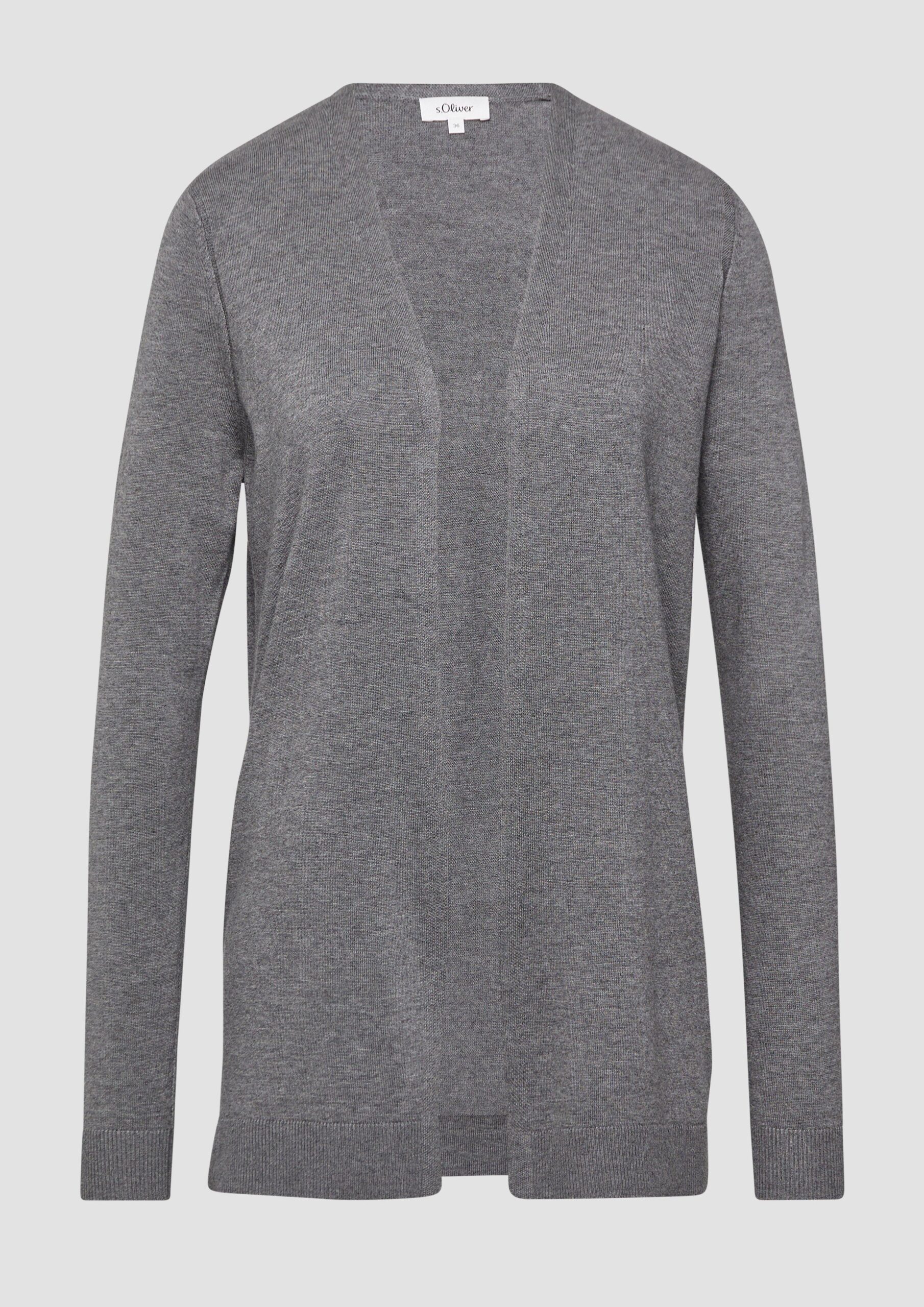 Cardigan aus Viskose-Baumwoll-Mix